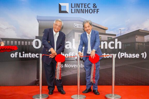 Lintec & Linnhoff launches new manufacturing plant in Malaysia and breaks ground on further expansion as customer demand grows